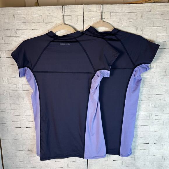 Patagonia two women’s Microswell
Short Sleeve T-shirt  Rashguard 71850. - Picture 3 of 8